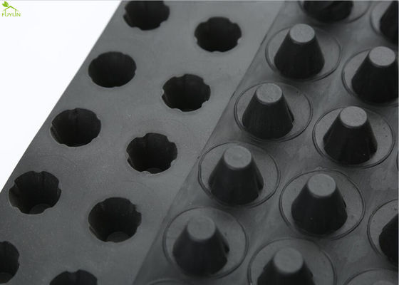 Ventilation Dimple Height 12mm Drainage Geocomposite For Golf Course Greening