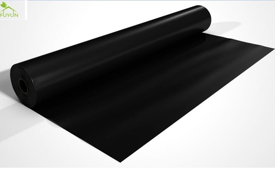보호 하도 그라운드 공사 0.75 밀리미터 반대 누출 커버 HDPE ＬＤＰＥ 검은 차수막 직물 라이너